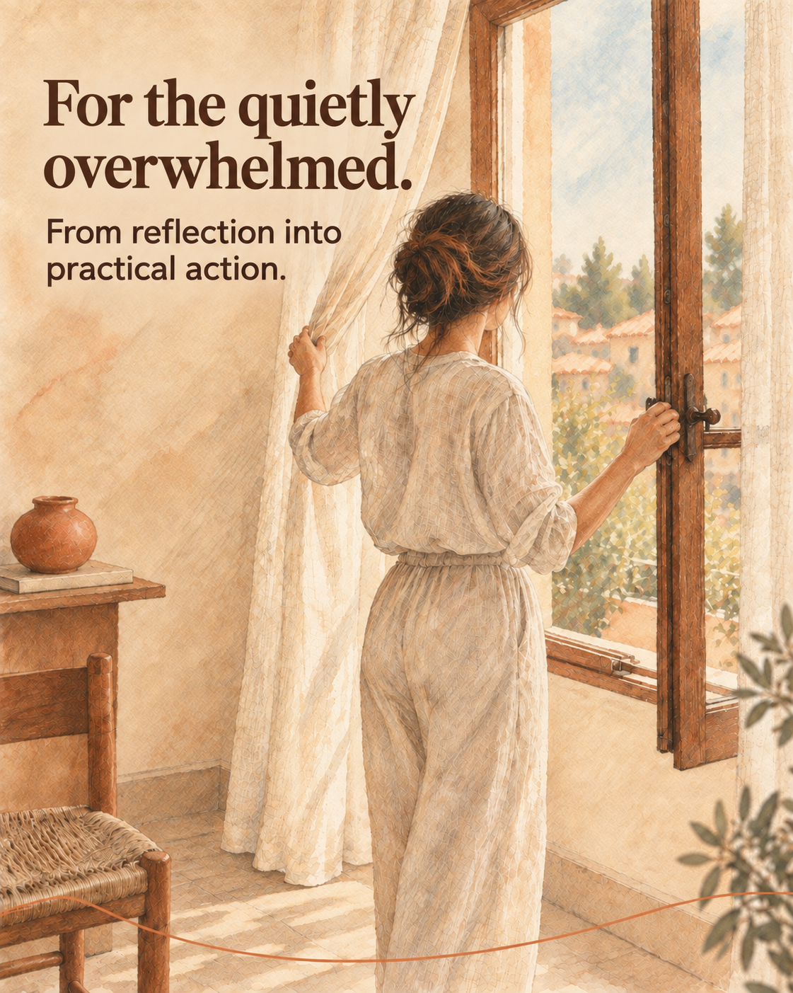 Fenara artwork: For the quietly overwhelmed. From reflection into practical action.